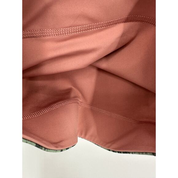 Fabletics Sports Bra Women SIZE Small Green Pink Harlyn Midi Medium Impact - Picture 7 of 10